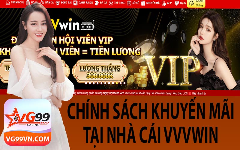 Chính Sách Nổi Bật Tại Nhà Cái VVVWin