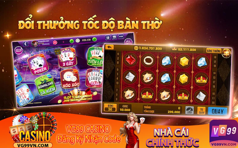 VG99 Giao Diện Hấp Dẫn Với Nhiều Game Đa Dạng