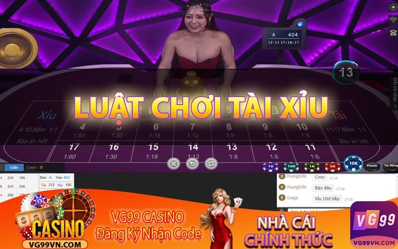 Luật chơi tài xỉu