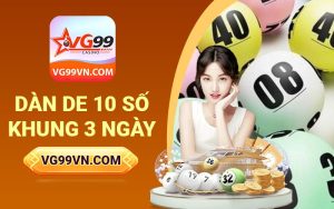 Dàn de 10 số khung 3 ngày