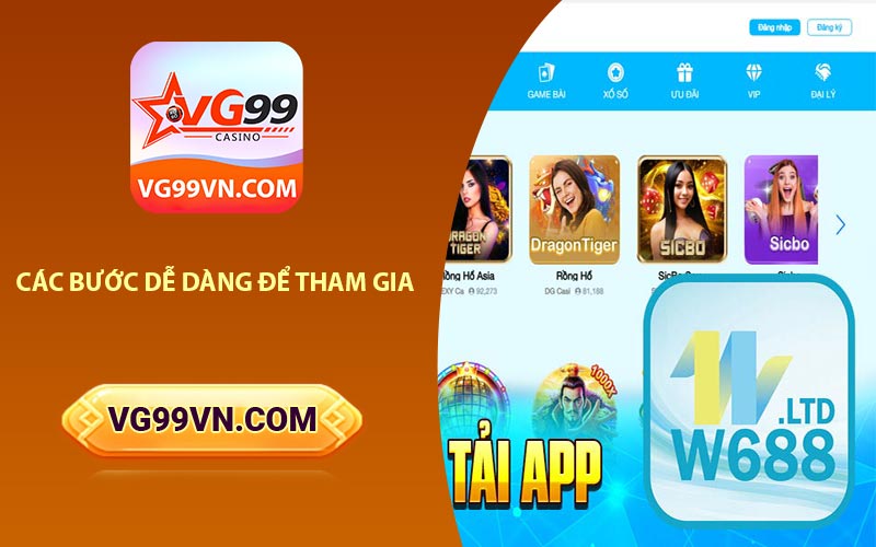 Các bước dễ dàng để tham gia